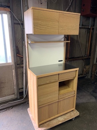 J440 ニトリ キッチンカウンター Nポスティア 120 WH ホワイト 1200