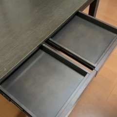 ニトリ　ダイニングテーブル　引き出し付きの画像