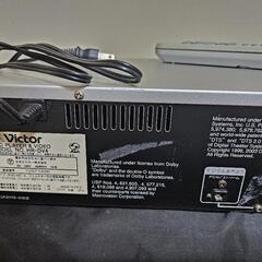 【中古】ビクター VHSビデオデッキ HR-DV4 DVDプレーヤー一体型の画像