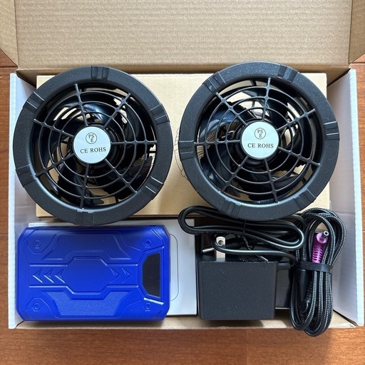 業界最強❣️40V 30000mAhファンバッテリーセット 空調作業服 コレクション