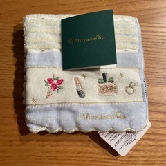 【新品未使用】Afternoon Tea 刺繍タオルハンカチの画像