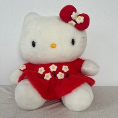 【早いもの勝ち】希少！レトロキティ！特大ぬいぐるみ