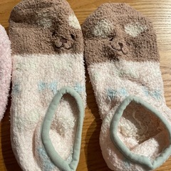 もこもこ靴下の画像