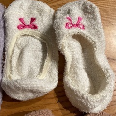 もこもこ靴下の画像