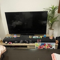 テレビ、テレビ台、スピーカー3点セット
