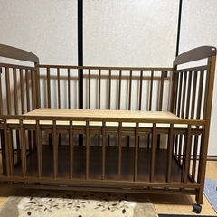 PS・SGマーク付き 木製ベビーベッド（ニュートラルすのこ仕様）の画像