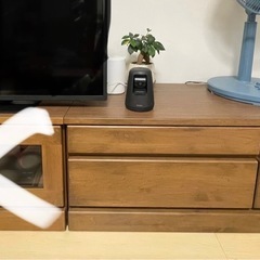 ニトリ組み合わせて使えるリビングボード　ロータイプの画像