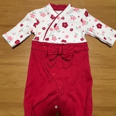 赤ちゃん着物ロンパース　女の子