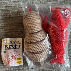 【新品】猫用ハンモック　デンタルTOY けりけりTOY またたび入りの画像