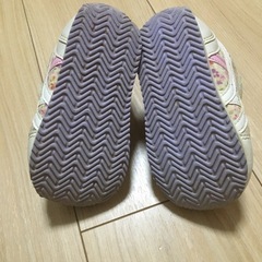 アシックス キッズシューズ 14.0 CM ホワイト/パープルの画像