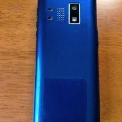 KDDI　au　かんたんケータイ　KYF32　ブルー（中古品）の画像