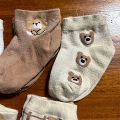 くま柄✴︎靴下セットの画像