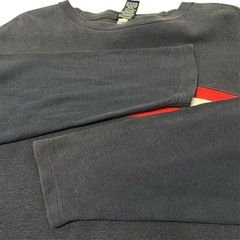 90s OLDGAP ボーダー柄 スウェット ネイビー XXLsizeの画像