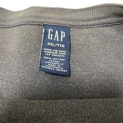 90s OLDGAP ボーダー柄 スウェット ネイビー XXLsizeの画像