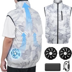 ファン付きベスト ファン付き作業服 【2025新登場&体感-12...