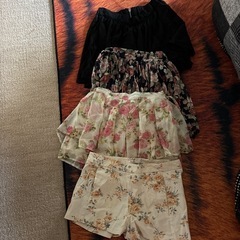 ミニスカ3着、短パン