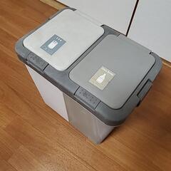 分別ゴミ箱　未使用ですがベランダ置きのため汚れています