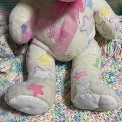 dandee 大きいくまのぬいぐるみ　星柄の画像