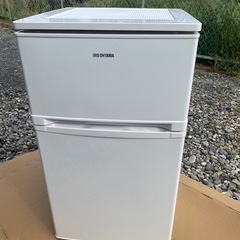 ノンフロン冷凍冷蔵庫【アイリスオーヤマAF81-W】