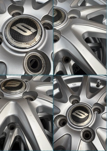 「商談中」㊸155/65R14新品ブリヂストンタイヤ4本と中古ホイールとナット付き