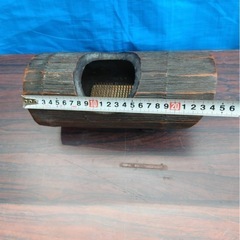 花器 丸太舟 花入れ 華道 昭和レトロ 置船 黒 25cm 国産 日本製 花入 生花 竹 竹器 竹製 竹工芸の画像