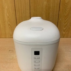 ティーズネットワーク（株） コンパクト炊飯器  RM-102TE-WH の画像