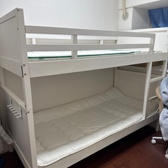 IKEA2段ベッドホワイト
