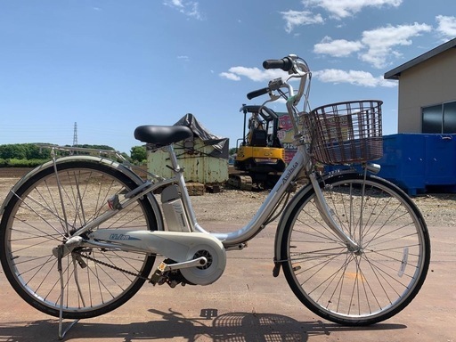 高槻駅 おまけ付き 電動アシスト自転車 チャイルドシート付き オリーブ