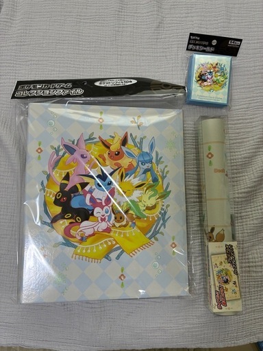 ポケモンカードゲーム　イーブイズ　コレクションファイル　プレイマット　スリーブ　未開封未使用　まとめ売り