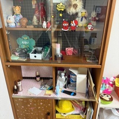 ガラス収納キャビネット
