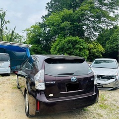 平成26年プリウスアルファ 76,650KM 車検 9 年2月の画像