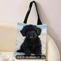 黒い犬♥のトートバッグ ♥32.99×45.01の画像