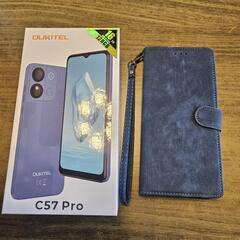 スマホ本体（手帳型ケース付き）