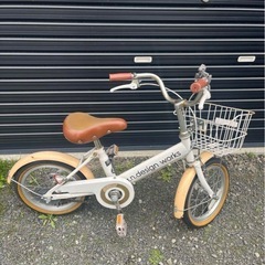 indesign works 子供用自転車 ホワイト　14インチ
