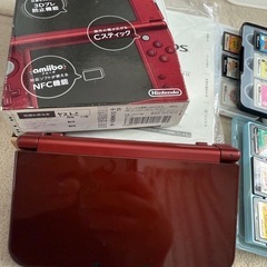 生産終了★任天堂　3DS LL メタリックレッド