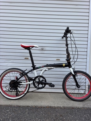 【商談中‼︎】　☆前後タイヤ新古品☆   20型　7S   折り畳み自転車　防犯登録料込価格︎‼︎