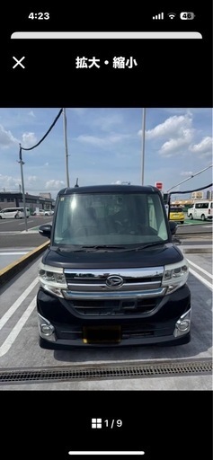 タントカスタム　人気のブラックターボ