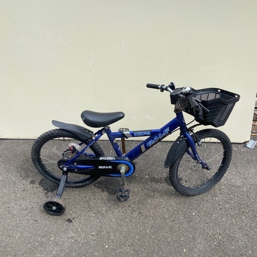 取引中子供用自転車18インチ片方だけ補助輪あり (kazzz mizz) 五