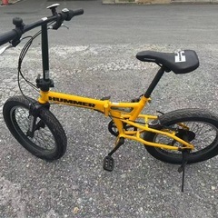 ハマー折りたたみ自転車(6ギア)