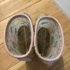 花柄長靴 16cmの画像