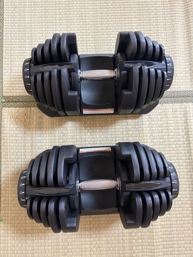 可変式ダンベル〜40kg +ベンチ