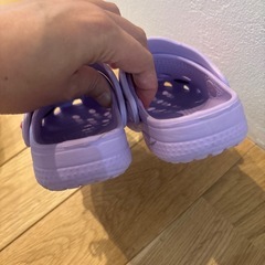 リボン付きサンダル 15cmの画像