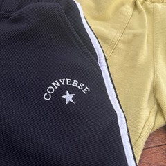 🟥100サイズ2点セット🟥春夏ハーフズボン👖 CONVERSEとUNIQLOの画像