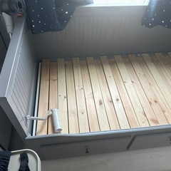 IKEA HEMNES ヘムネス 折りたたみベッド｜グレー｜価格交渉可