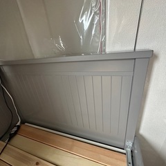 9月末まで掲載 値下げ可能 IKEA ヘムネス グレー　ベッド　送料込み 9月末まで掲載 値下げ可能 IKEA ヘムネス グレー ベッド 送料込み 9