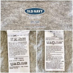 OLD NAVY 3T(95サイズ)半袖 Tシャツ 蒸気機関車 グレーの画像