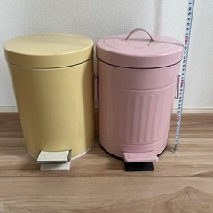 【2個セット】コンパクトなゴミ箱