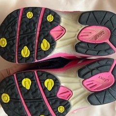 asicsジュニアシューズ16.5の画像