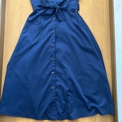 PURIL 交渉中です！！リボン付きスクエアネックパフスリーブワンピースの画像