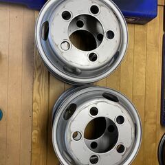 TOPY XF 12A16　J 15×J5 5穴 スチールホイール 6本セットの画像